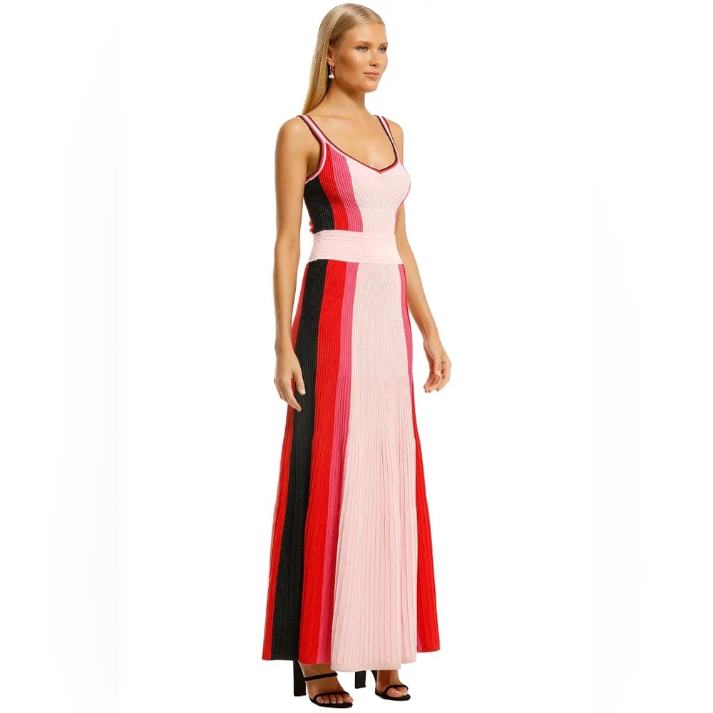 ELLIATT Virgo Dress Maxi Pink Red Black Size Large